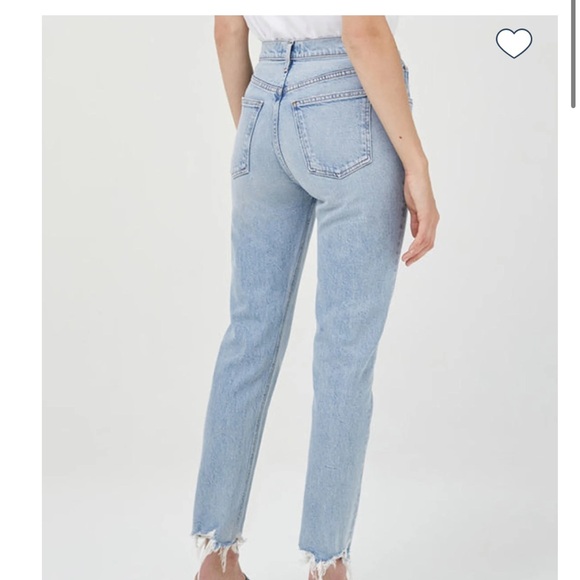 Agolde Mid Rise Straight Jeans - Picture 5 of 5